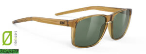 SP770183 משקפי שמש רודי פרוגקט דגם OVERLAP חום בהיר עם עדשות בגוון ירוק