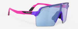SP986880-040 משקפי שמש רודי פרוג'קט דגם SPINSHIELD PRO צבע סגול / ורוד ועדשת מראה כחולה