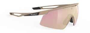 משקפי שמש רודי פרוג'קט טורבולנס Rudy Project Turbolance מק"ט SP985455-0000 מסגרת בגוון מדברי עם עדשות מראה בגוון רוז גולד